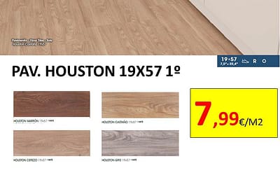 PROMOCIÓN PAVIMENTO PASTA ROJA HOUSTON