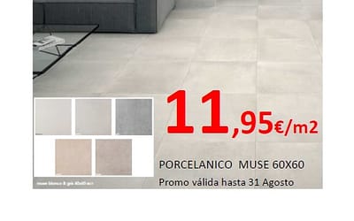 Aprovecha la promoción porcelánico Muse