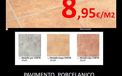 Promoción de pavimento gres porcelánico Medellín 31×31 ¡Consultanos!