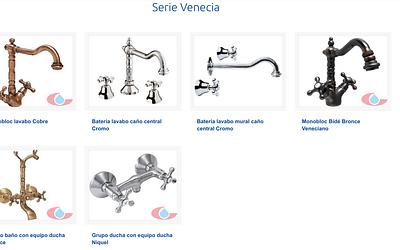 Serie Venecia, la grifería 'vintage' que vuelve a nuestros baños