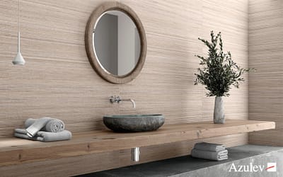 Revestimientos de cerámica extrafina SlimRect, de Azulev Grupo